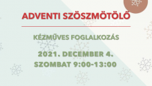 Adventi szöszmötölő